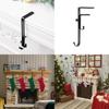 Christmas Sock Holder With Adjustable Non Slip Metal Hooks For Fireplace Decor