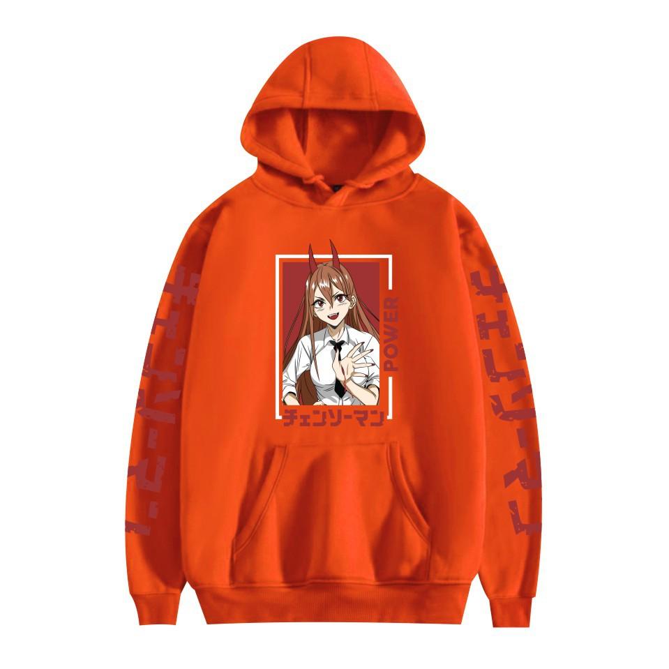 Unisex Chainsaw Man Hoodie Sweatshirt Anime Printed Streetwear Hoodies for Couples Men Women