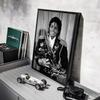 M-Michael J-Jackson Sänger Poster Aufkleber Gemälde Wandbild HD Wandaufkleber für Schlafzimmer Wohnzimmer Zuhause Selbstklebende Dekoration Geschenk