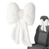 Car Headrest Pillow Plush Cute Car Neck Pillows Universal Neck & Cervical Pillows For Home And Office Chair Bow Tie Neck Pillow