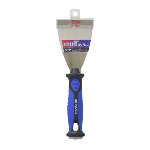 Takagi Guarded Penetrating Scraper, Curved, 75mm