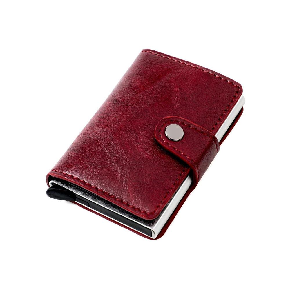 Men's RFID Blocking Ultra-Thin Aluminum Alloy Multi-Card Slot Wallet