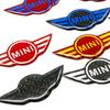 1Pcs Car Styling Steering Wheel Emblem Badge Stickers For MINI Cooper Countryman One S JCW R53 R55 R56 R50 R52 F56 F60 F54 F55 gzpxv22
