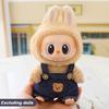 For 17cm Labubu Doll Clothes Fashion Piggy Overalls Doll Clothes Color Match Hoodies Dolls Accessories Cute Decoration Little Clothes