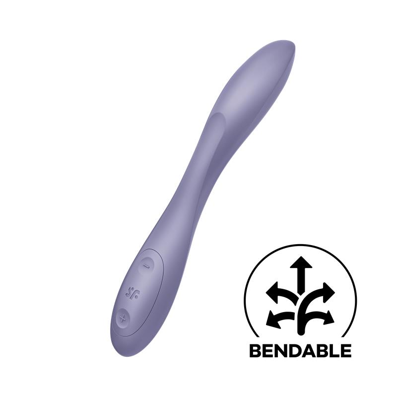 Tmavě fialový vibrátor G-Spot Flex 2