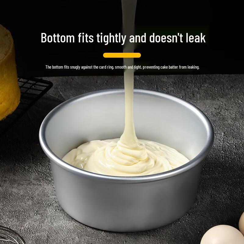 Zhaoran 8-tums Anodiserad Avtagbar Botten Chiffongkakform