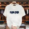 American Trendy Brand High-End Pure Cotton Men'S Printed Short-Sleeved T-Shirt Trendy Casual Round Neck T-Shirt Men'S