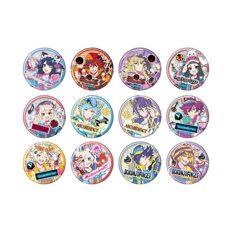 

SHOW BY ROCK 48 Кольорова Pop версія. [Оригінальна ілюстрація] Коробка значків на шпильці, 12 штук