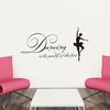 New Design Dancer Style for Family Wall Wall Sticker Detachable Decals Dancing Proverb Wall Posters S