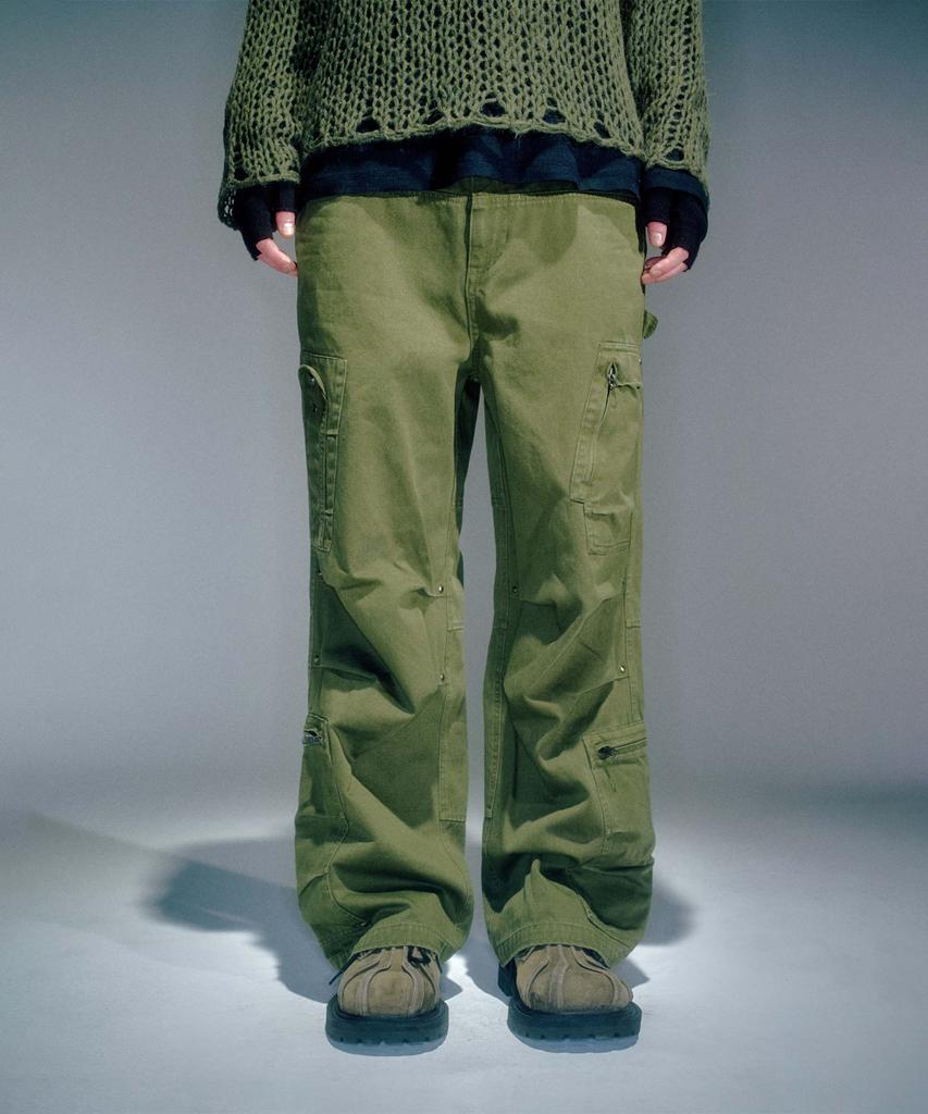 Beikeonteuakaibeu Men Fedry Work-Pants Khaki