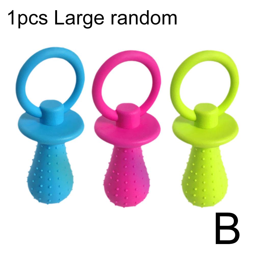 Pet Pacifier Rubber Toys Small Dogs Rubber Resistance To Bite Toy Dog Cat Chew Toys Pet Supplies Perros Accesorios