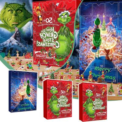 Vianočný adventný kalendár Odpočítavacie náušnice Adventný kalendár krabička s prekvapením Vianočný adventný kalendár s prekvapením