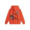 Li Ning Badfive Letter Print Loose Hoodie Men Hoodies Phoenix-Orange AWDU087-8
