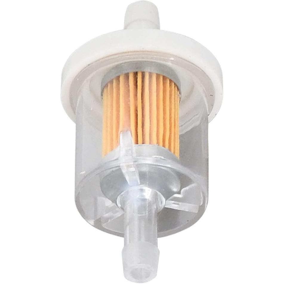 3 x Universal Inline Fuel Filter 1/4" Replaces 49019-0027 49019-0014 691035 493629 2505007S 2505021S Widely Used for Lawn Mower, Motorcycle, Garden