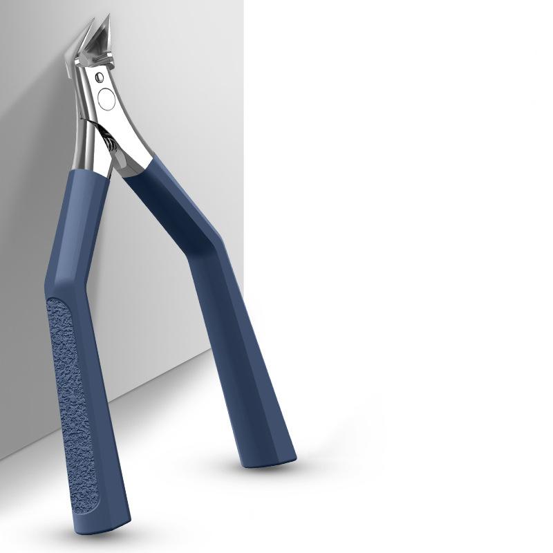 

1 шт. Кусачки для ногтей, Коррекция Толстых Вросших Ногтей Паронихия Триммер, Резак для края, Маникюрные ножницы Педикюрный инструмент синий