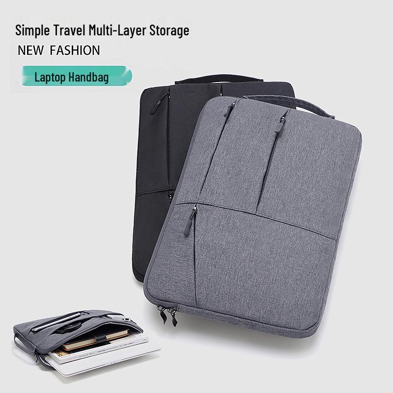 Double Layer Thickened Laptop & Tablet Sleeve for MacBook, Huawei, and Apple - Handheld Protective Case