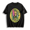 Los Angeles California Surfing Girl Graphic Casual Tee Pure Cotton T-shirt