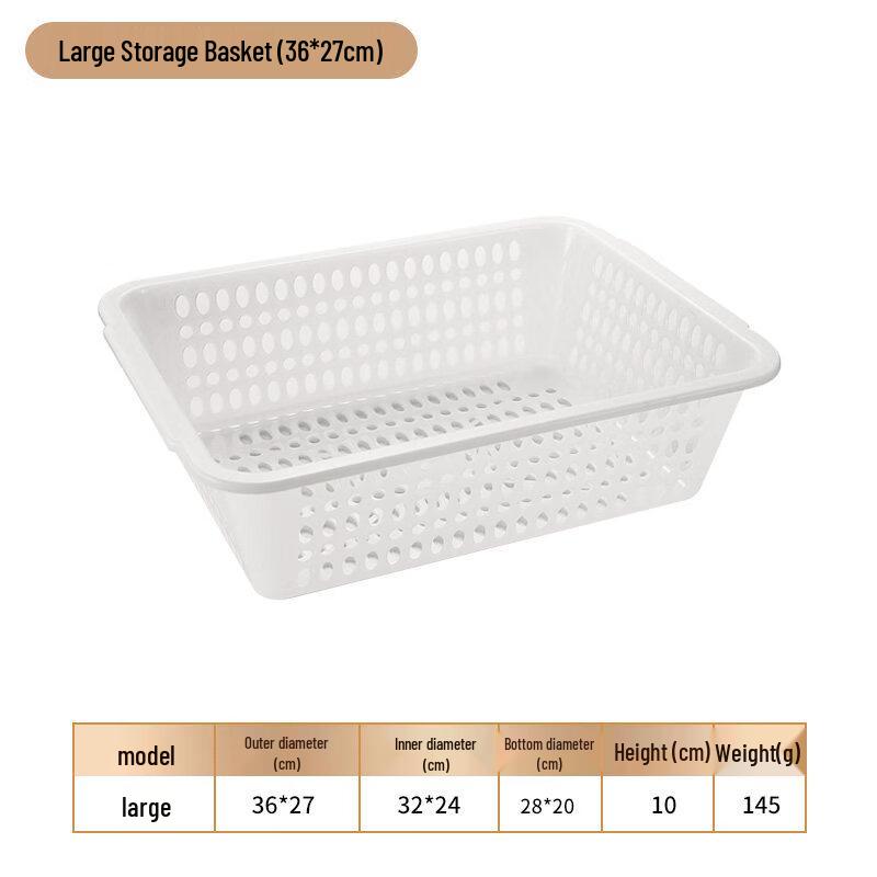 Rectangular Plastic Produce Washing & Storage Basket