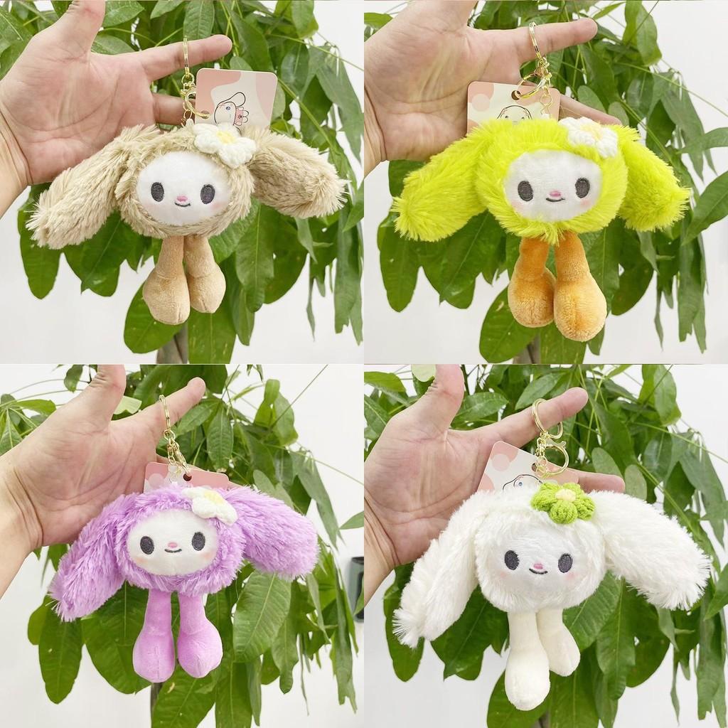 Rabbit Plush Fancy Keychain Doll With Charming Colors Perfect For Girls Backpack Use
