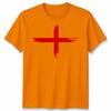 England St George Faded Flag Unisex Tshirt Top