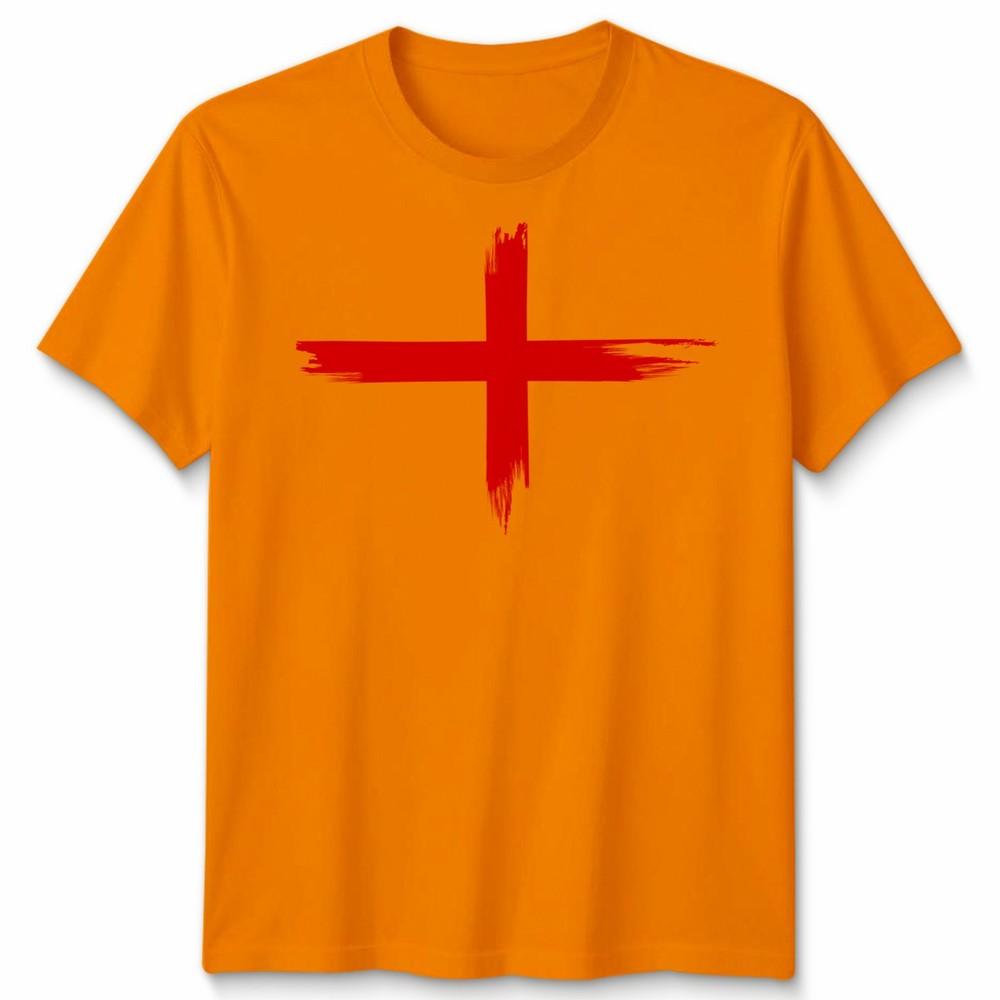 England St George Faded Flag Unisex Tshirt Top