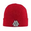 Valknut Norse Hat Autumn Winter Skullies Beanies Warm Cap FeUnisex Unisex Skullcap