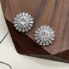 5pcs CZ Crystal Rhinestone Button Cubic Zirconia Button for Shirt Decorative Sewing Buttons for Clothing