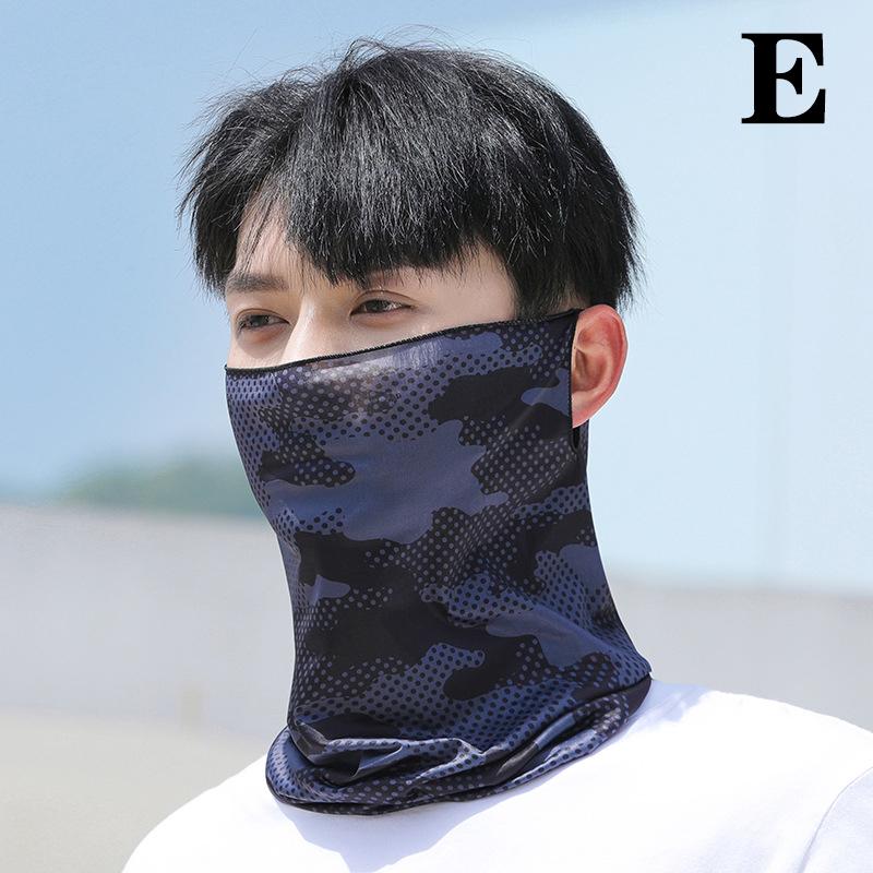 Mode Punk Sonnenschutz Maske für Männer Frauen Sommer Gesicht Hals UV-Schutz Ohr Schal Hip Hop Outdoor Sport Radfahren Bandana Schals