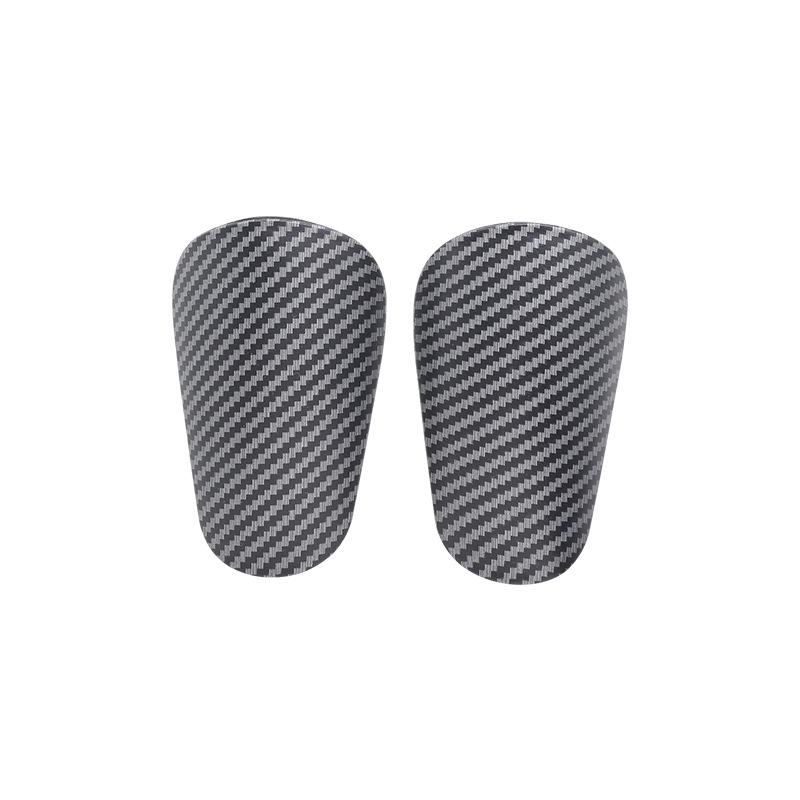 Carbon Fiber Texture Shin Guards and Football Sock Covers - Impact Resistant Professional Foot Protection