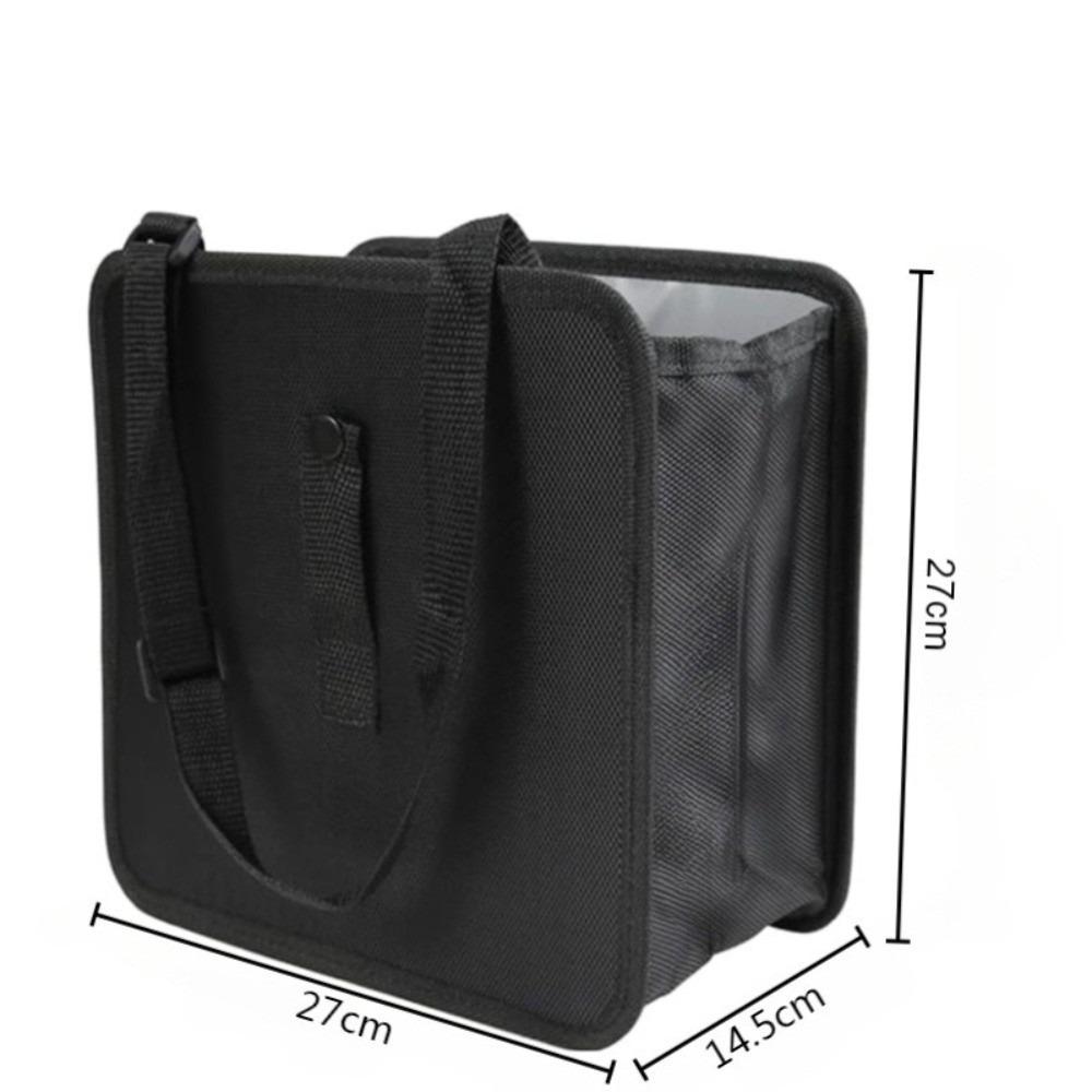 Zipper Compartment Car Storage Bag Durable Hanging Bag New Car Trash Can