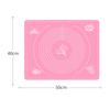 Multicolor Silicone Baking Mat Baking Sheet Pizza Dough Mat Soft Rolling Pastry Board Cutting Fondant Cake Dough Pad Bakeware