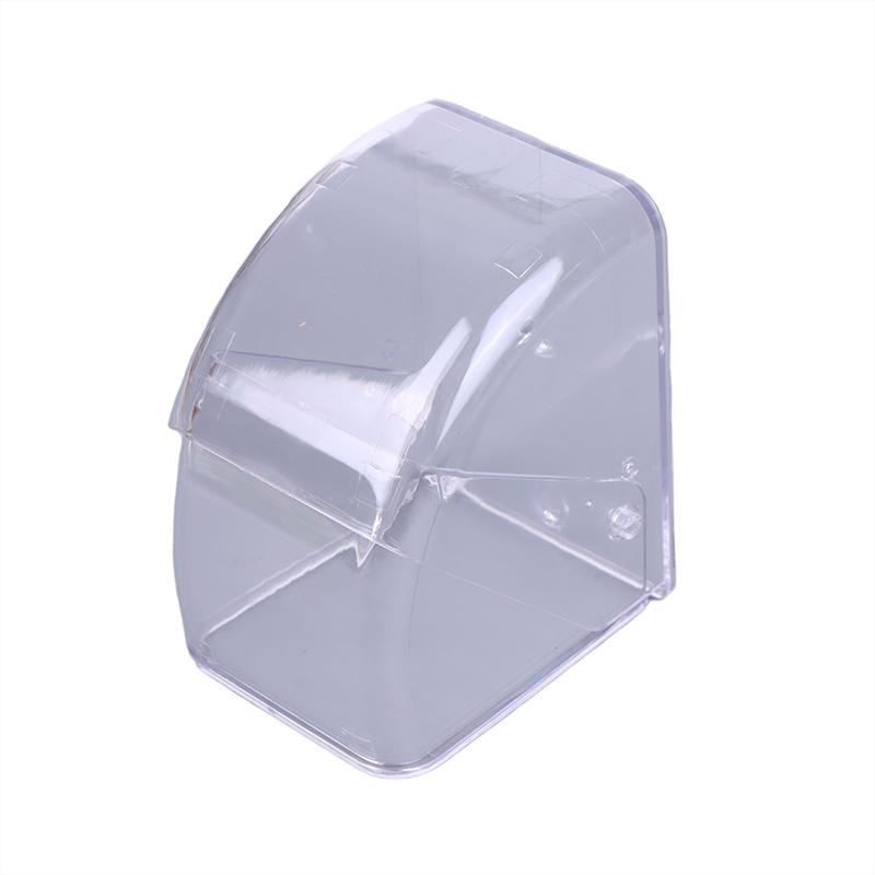 1 Piece Wireless Rainproof Doorbell Box Outdoor Transparent Doorbell Box Doorbell Rain Cover Diy Accessories
