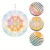 10 Inch Hanging Wind Spinner with Lotus Mandala Design 360 Degree Rotating Hook for Garden Balcony Yard Decor Summer Spring Gift