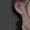 [Minimalist Origami Crane Earrings] Fashion Animal Stud Earrings for Women No Need to Remove While Sleeping Simple and Versatile Daily Wear