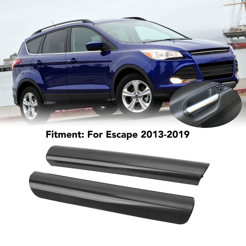 1Pair Front Door Handle Grab Trim Molding CJ54 S226A22‑AB35B8 Left Right for Escape 2013 to
