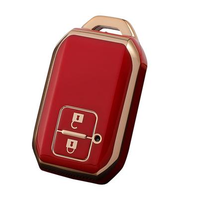 [Kinotaka] Zachte TPU Smart Key Cover voor Suzuki Auto's, Auto Afstandsbediening met 2 Knoppen