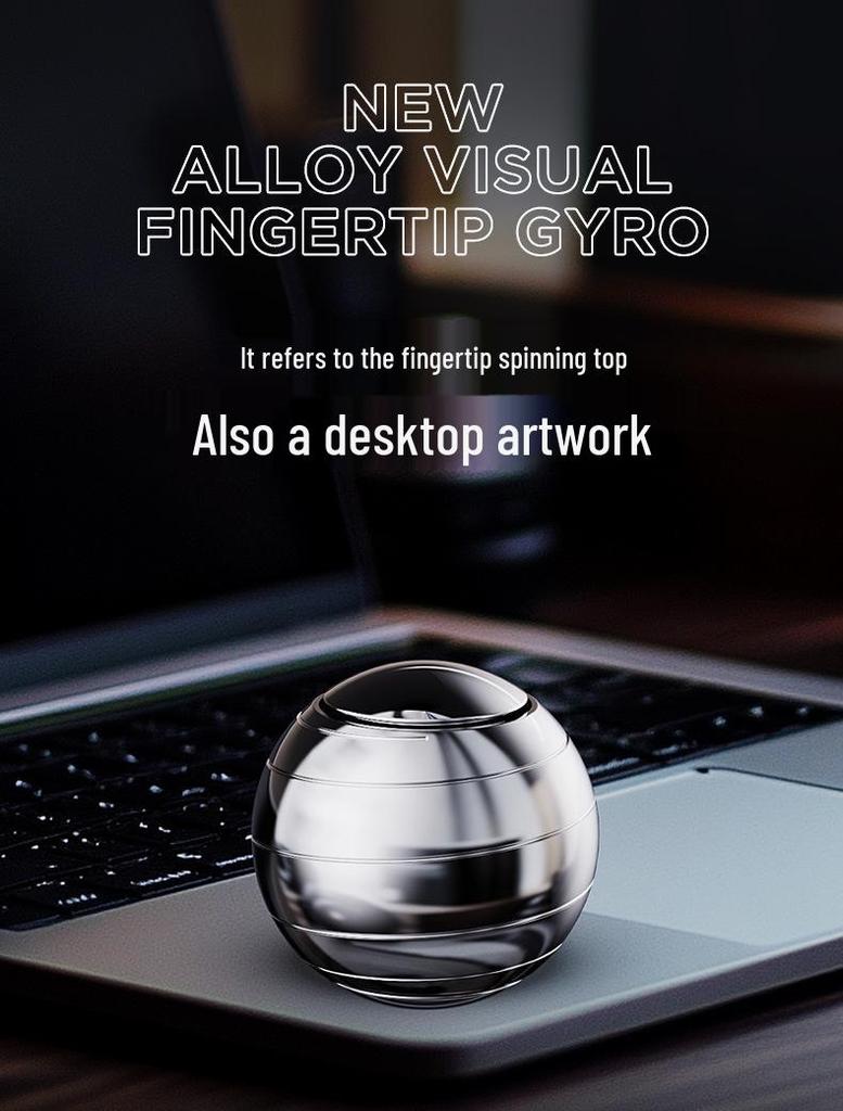 Colorful Square Fidget Spinner: Black Metal Stress Relief Handheld Toy