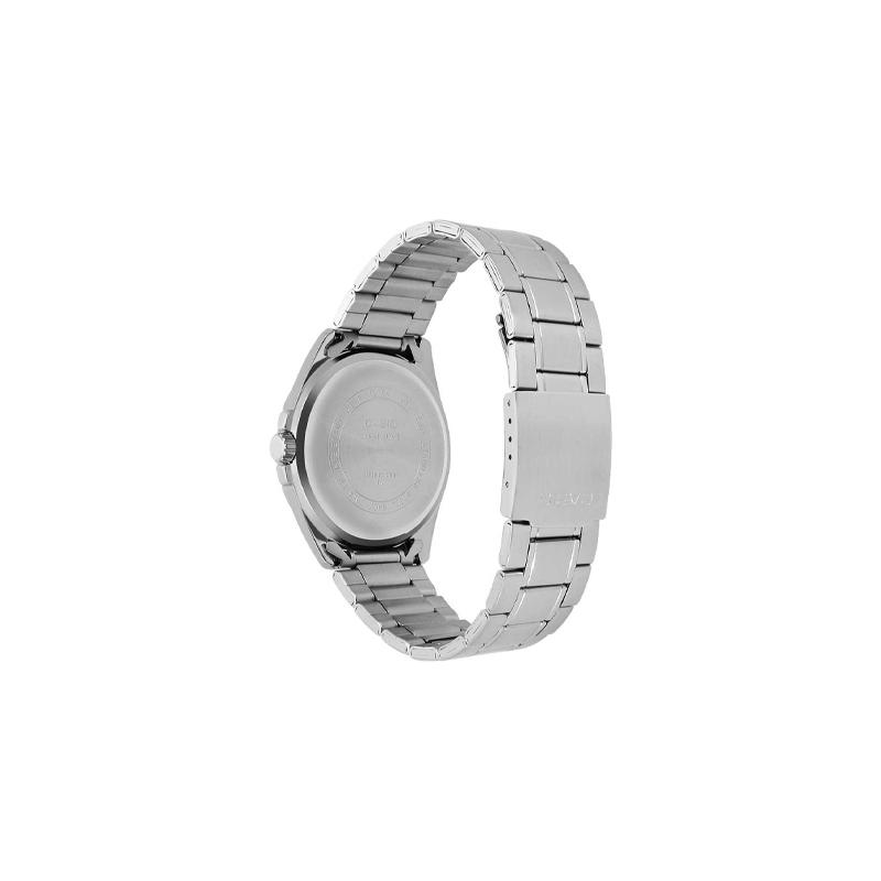 Casio Quartz Movement Stainless Steel Strap Men's Watch Black Dial MTP-1308D-1A