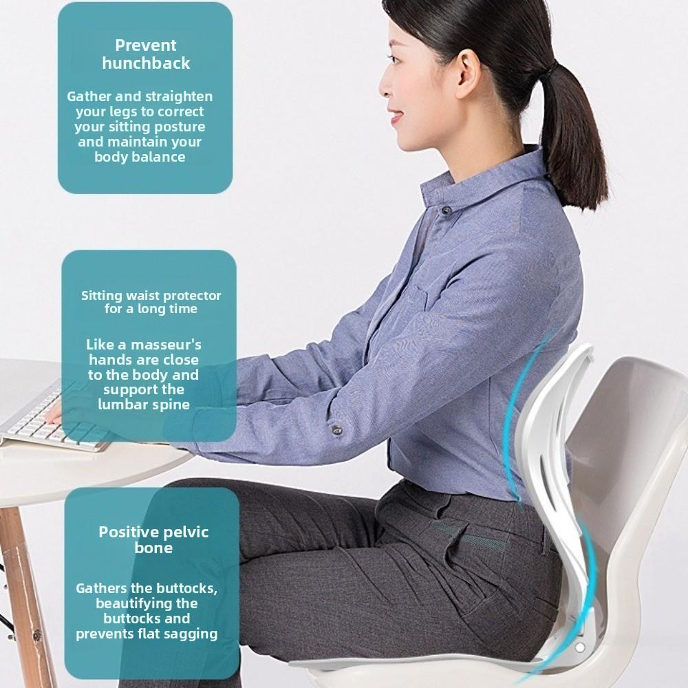 Foldable Back Support Cushion Soft Chair Protective Mat Portable Buttocks Chair Mat  Computer Chair