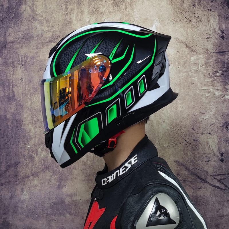 Dual Lens Motorcycle Helmet Motorcycle Travel Helmet Electric Vehicle Adult Safety Helmet