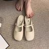 French Xiaoxiangfeng Doudou Shoes Retro Mary Jane Slippers Spring and Summer New Shallow Single Shoes Lightweight