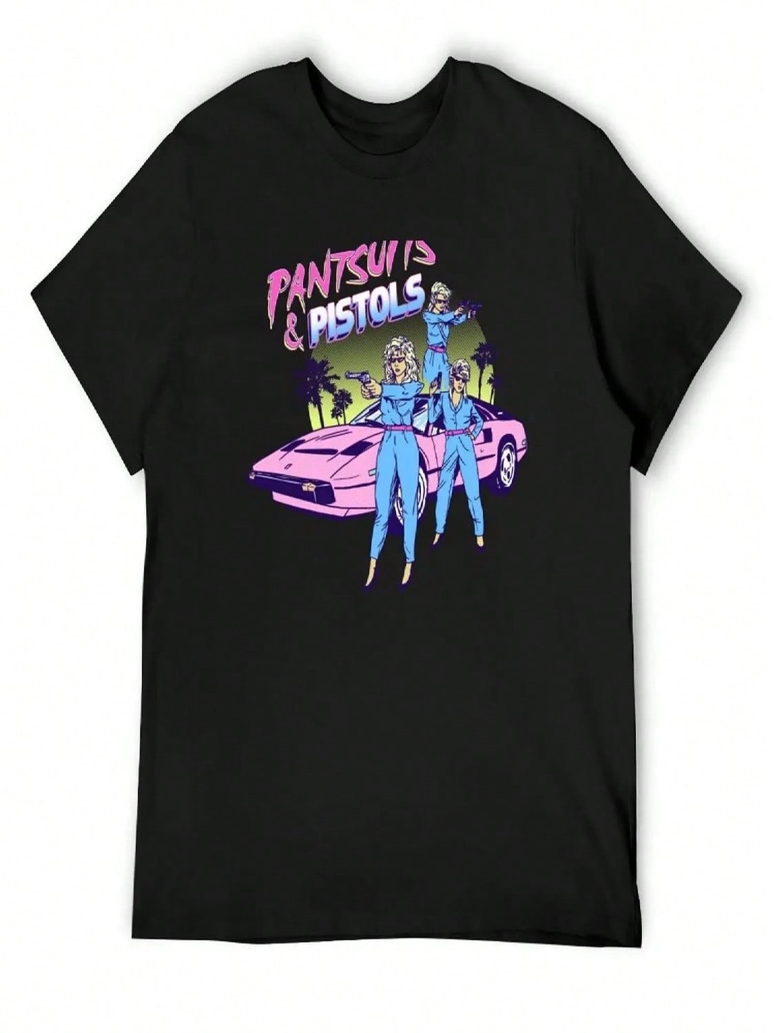 Pantsuits And Pistols T-Shirt Boys Animal Print Anime Figures Cheap Stuff Compression Shirt Men S разноцветный