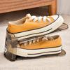 2Pcs Transparent Shoes Storage Rack Anti-slip Shoe Holder Shoe Storage Organizer  Flat Bottomed