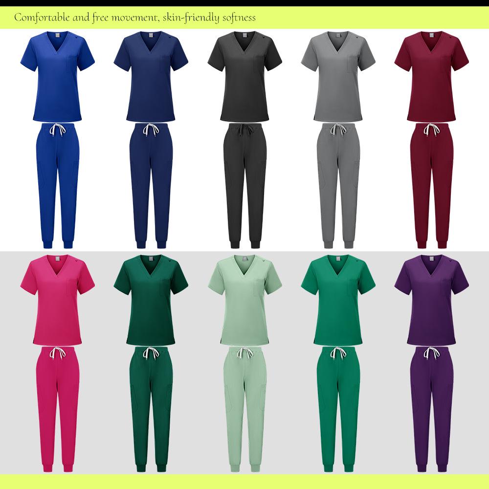 Unisex Medical Scrub Suit for Hospital Operating Room - Breathable, Sweat-Absorbent