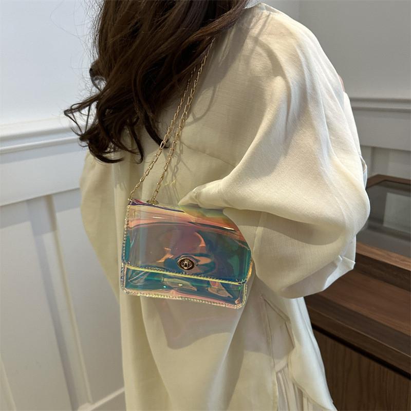 Trendy Colorful Mini Square Bag For Casual Summer Outfits Stylish Shoulder Bag