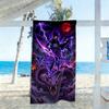 Naruto Character Personalized Text Beach Towel Soft Durable Quick-Dry Suitable for Swimming Gym Camping Yoga Vacation