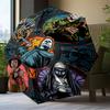 Horror Movie Characters Umbrella Folding umbrella, automatic umbrella 8-Frame for Travel, camping Use Gift for Halloween Christmas