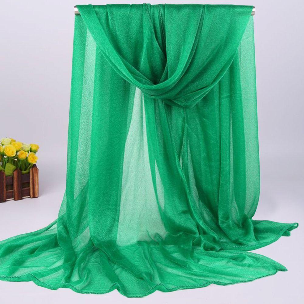 Breathable Shawls Soft Pashmina Summer Silk Scarf for Women