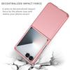 Plain Anti-Knock Phone Case for Samsung Galaxy Z Flip7 FE Flip6 Flip 6 7 5G Flip5 Flip4 Flip3 Flip 4 3 5 Anti-Fingerprint Cover