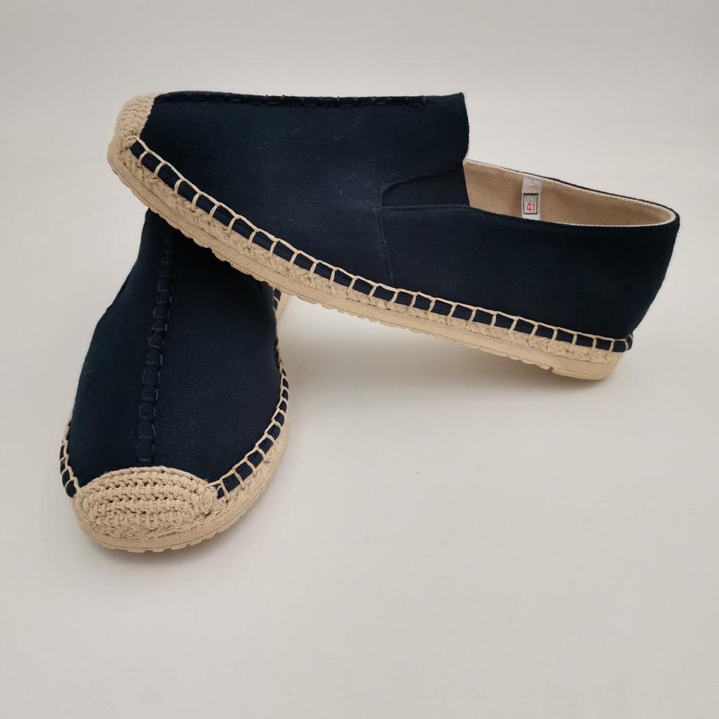 Men's 2024 Summer Linen Espadrilles: Comfortable, Breathable Slip-ons with Thick Sole and Trendy Straw Braided Design